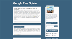 Desktop Screenshot of gplusspiele.net