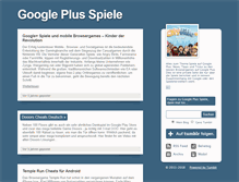 Tablet Screenshot of gplusspiele.net